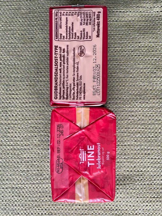 Норвезький сир Брюност оригинал з Норвегіїї 480, 500 грамм