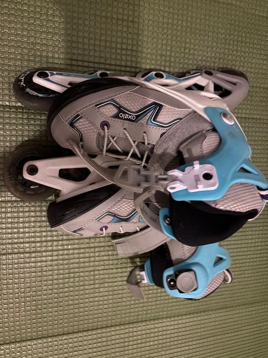 Patins em linha criança 29-32 e kit proteções
