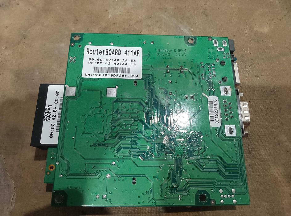 MIKROTIK  RouterBoard  RB411AR Двухдиапазонный + модуль 5гГц R5SPn