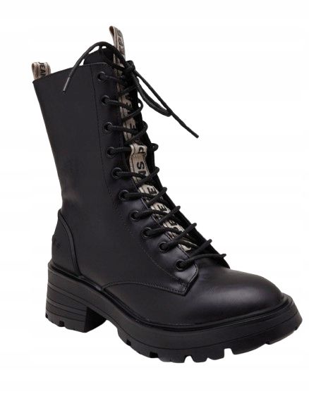 Pepe jeans soda block damskie buty czarne botki za kostkę 36 1awe
