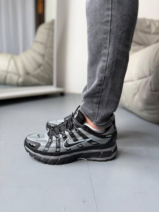 Nike p-6000 grey black /кросівки найк