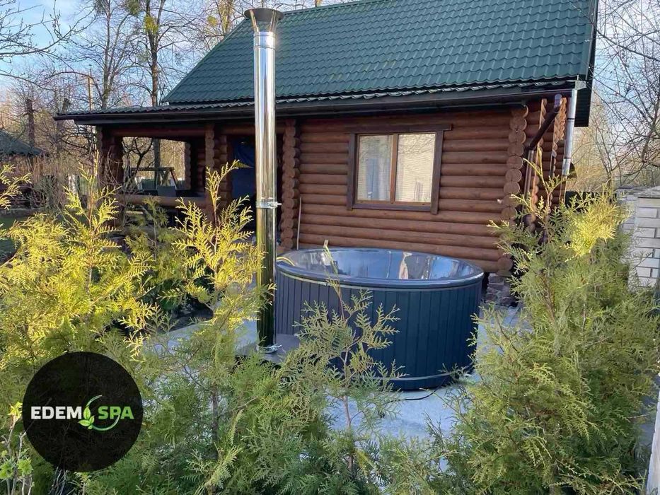 Чан на дровах від Виробника. Купіль з підігрівом і джакузі.