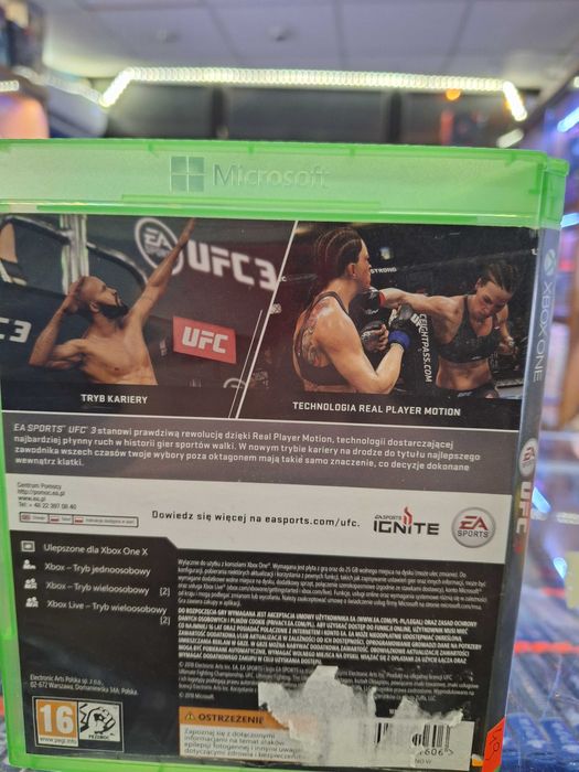 UFC 3 Xbox One, CentrumGrania