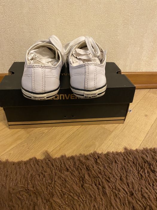 Кожаные кеды Converse, р.39