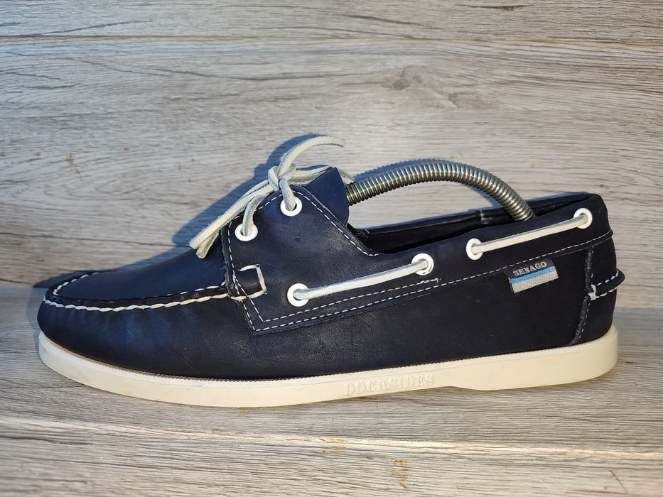 Sebago 44р туфли мужские топсайдеры мокасины кожаные Доминикана