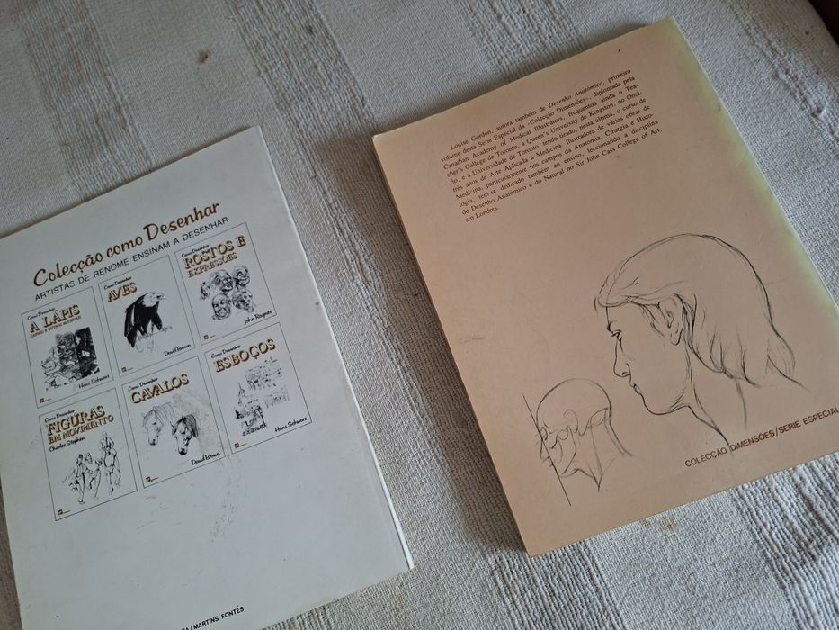 Dois livros de desenho por 6 euros o conjunto