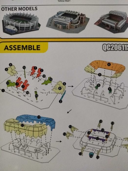 PUZZLE 3D ESTADIO do Borussia Dortmund