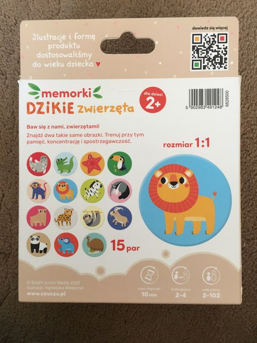 Memory memorki CzuCzu 2+ Dziekie Zwierzeta