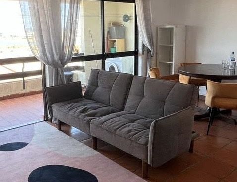 Sofá 2 lugares cinza