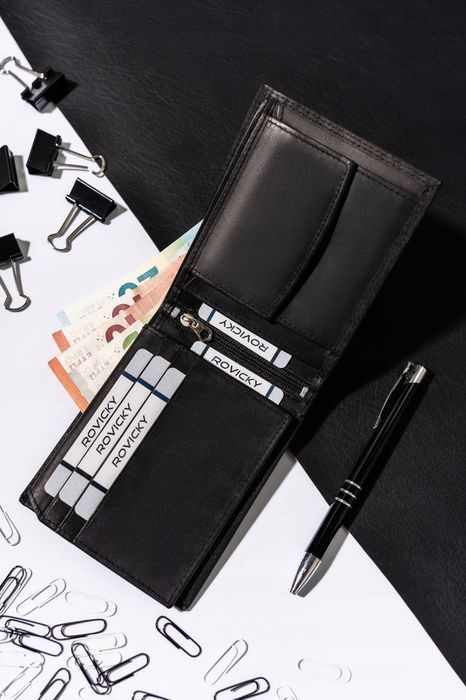 Duży portfel męski ze skóry naturalnej - Always Wild