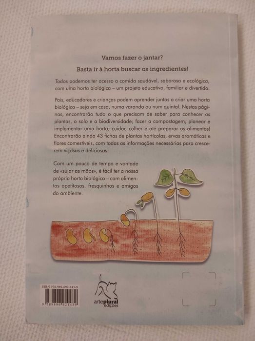 Livro A minha horta é biológica