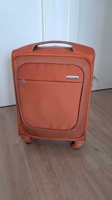 Mala de Viagem Samsonite Canela / Terracota (4 Rodas)