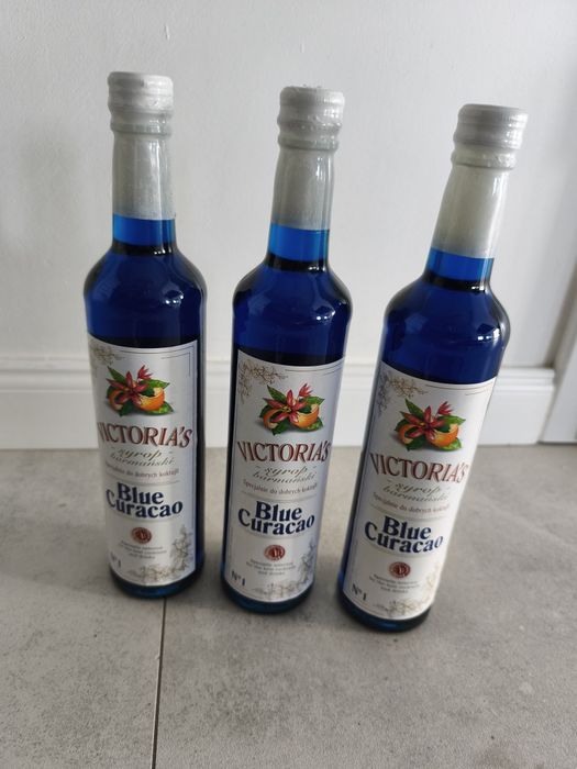 3x syrop barmański Blue Curacao nowy