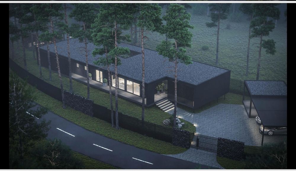 Продам недострой в Обуховке в сосновом лесу