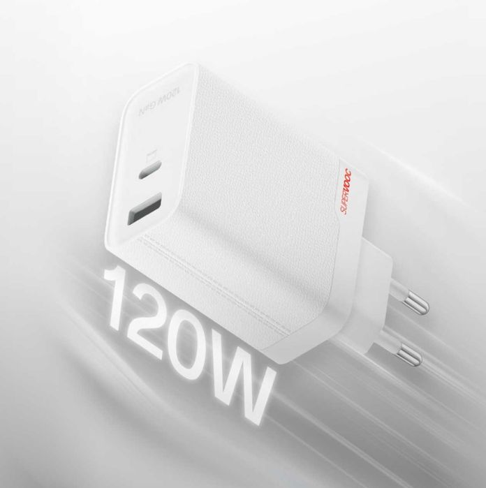 OnePlus SUPERVOOC 120W Dual Ports GaN Power Adapter Kit OSABBCBBAE