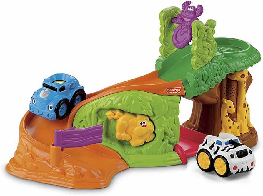Pista corrida Selva + Comboio Selva - Fisher Price