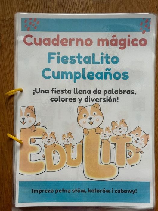 Cuaderno Mágico - zeszyt ćwiczeń o urodzinach po hiszpańsku