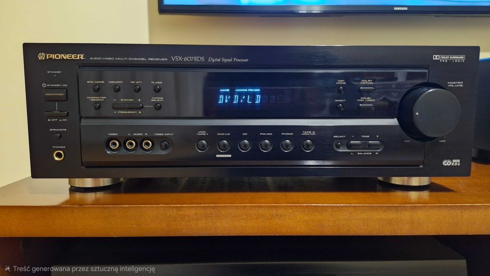 Pioneer VSX 607 RDS Amplituner z inteligentnym pilotem