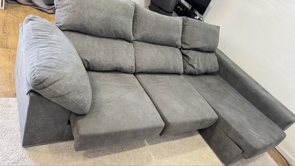 Sofa Chaise Longue com Arrumação