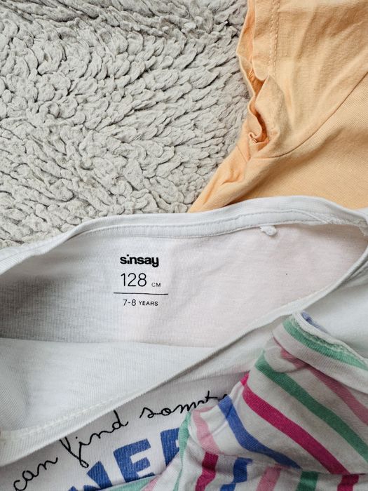 Zestaw koszulek rozm. 128