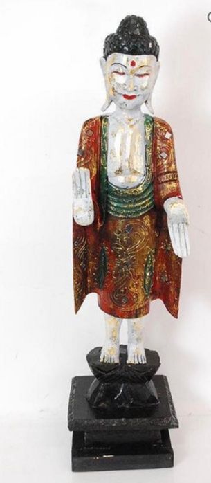 Escultura em madeira - Buda