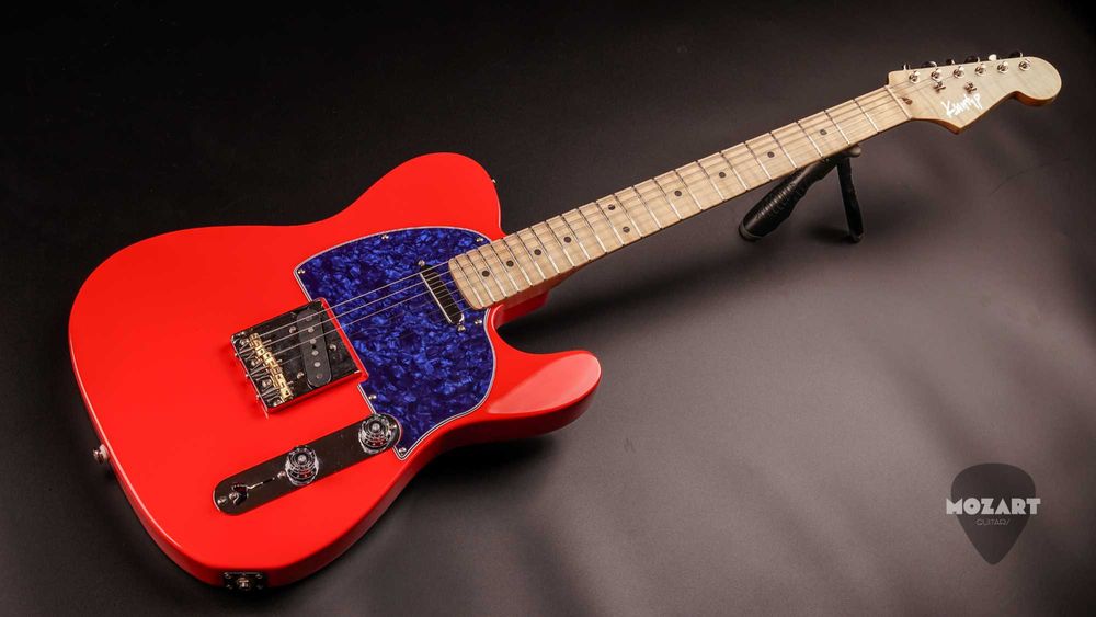 Ksantyp Fiesta Red #05 – Custom Tele Style – Bare Knuckle / Gotoh / Handbuilt / telecaster