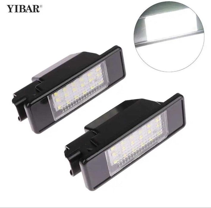 luz led carro matricula peugeot citroen
