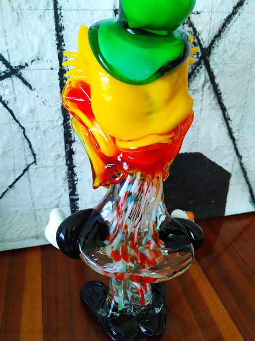 Palhaço em vidro Murano