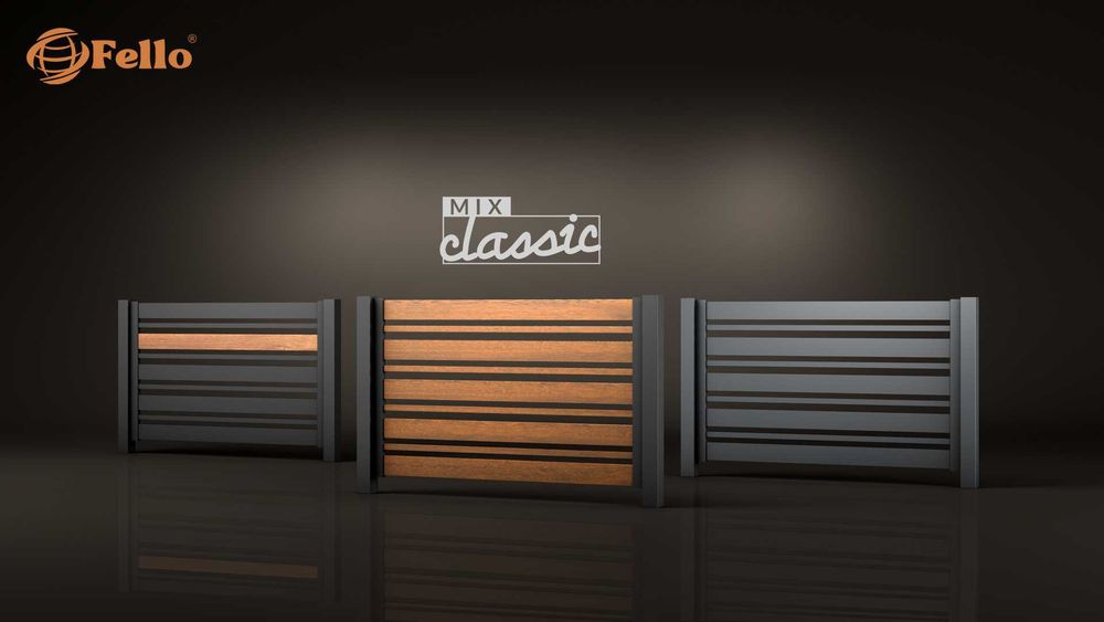 Ogrodzenie płot przęsło aluminium RAL na wymiar panel segment