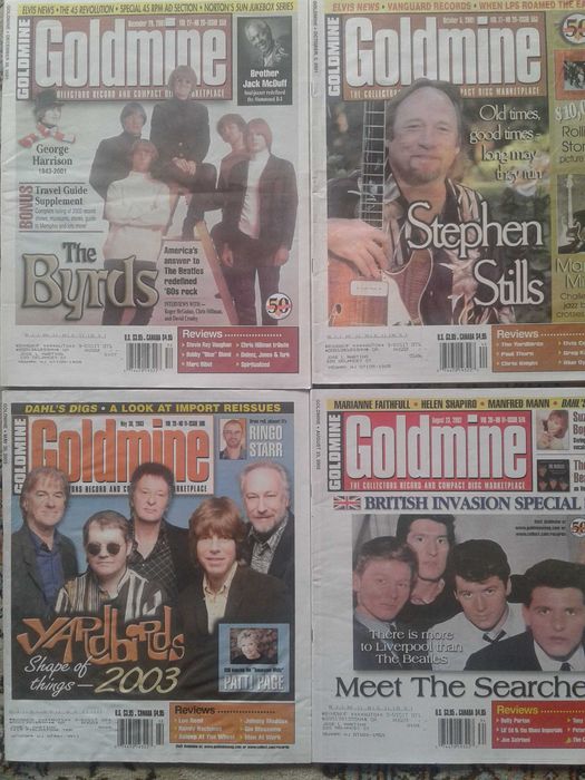 Jimi Hendrix + kinks + Byrds + Searchers + yardbirds   -   Revistas