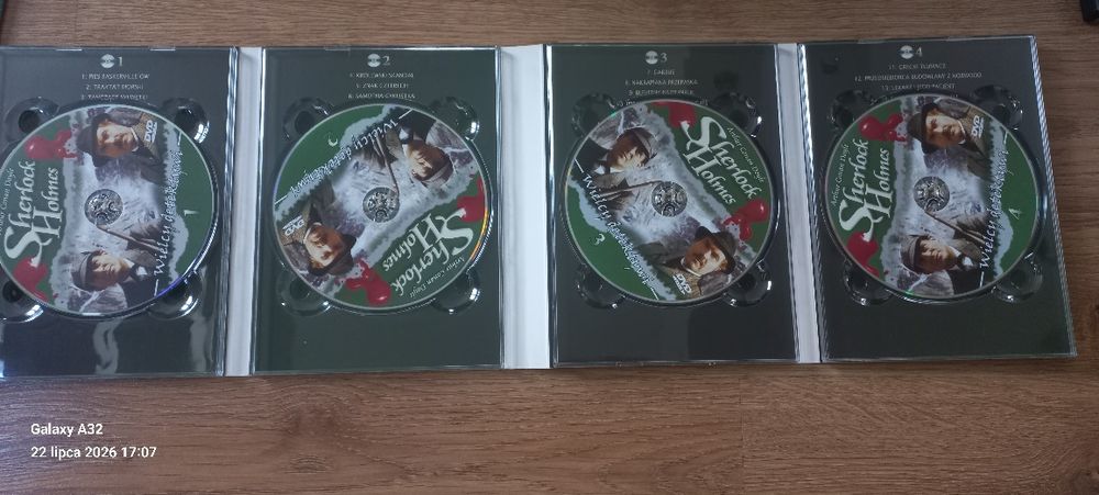 Sherlock Holmes wielcy Detektywi cztery płyty