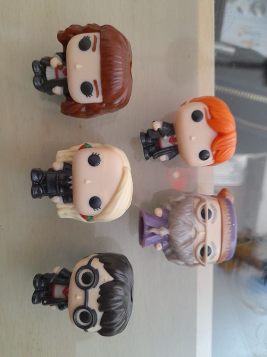 Bonecos Harry Potter Pop Funko - Ovos Kinder Joy Luna Ron Snape Sybill