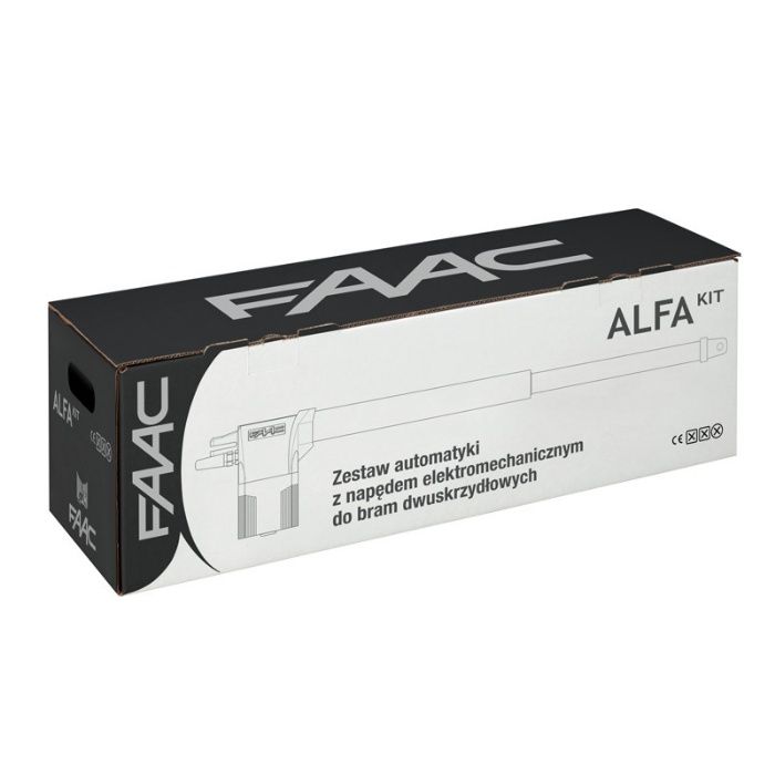 FAAC 414 Alfa Standard - zestaw do bramy skrzydłowej do 3m