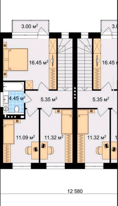 Продаж дуплексу 110м2 в Білогородці