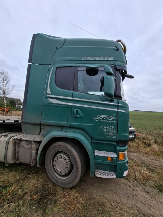 Scania R490 PUSHER , niski przebieg DMC 70 ton 2016 rok, 3 osie, autom