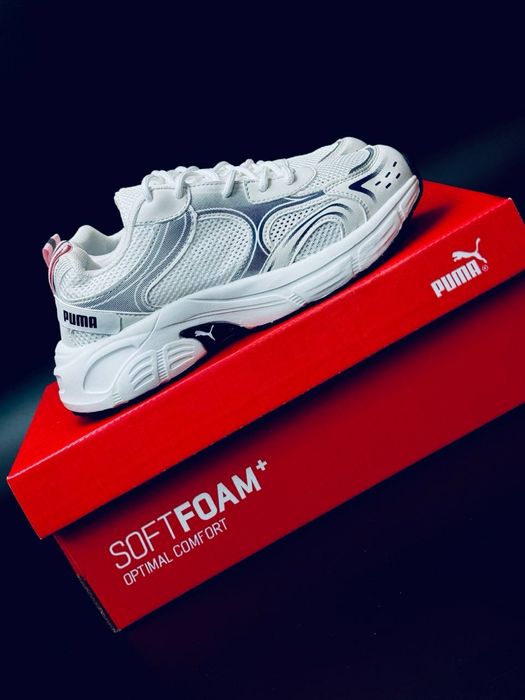 Женские кроссовки Puma демисезон / стильные кожаные кроссовки Puma