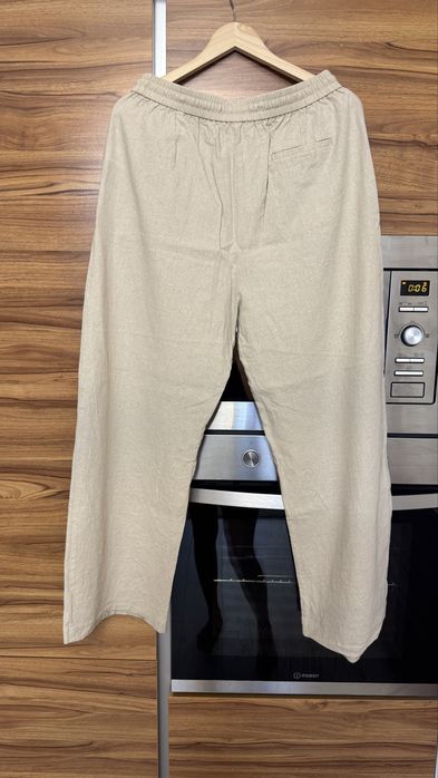 Лляні штани Zara в розмірі XL