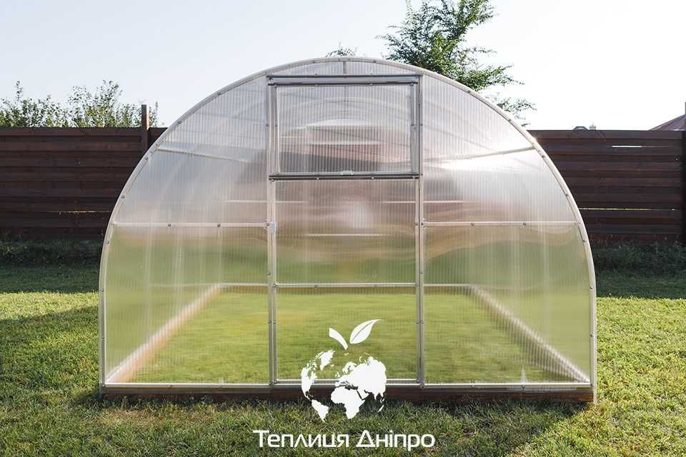 Теплиця "Дніпро" 3х2х6м. (40х20мм.)  з сотовим полікарбонатом! АКЦІЯ