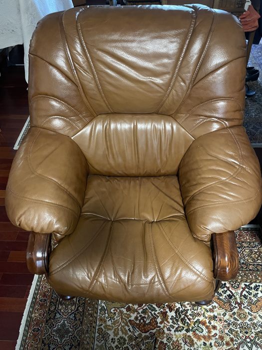 Sofá vintage castanho