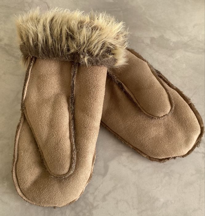 Рукавиці замшеві