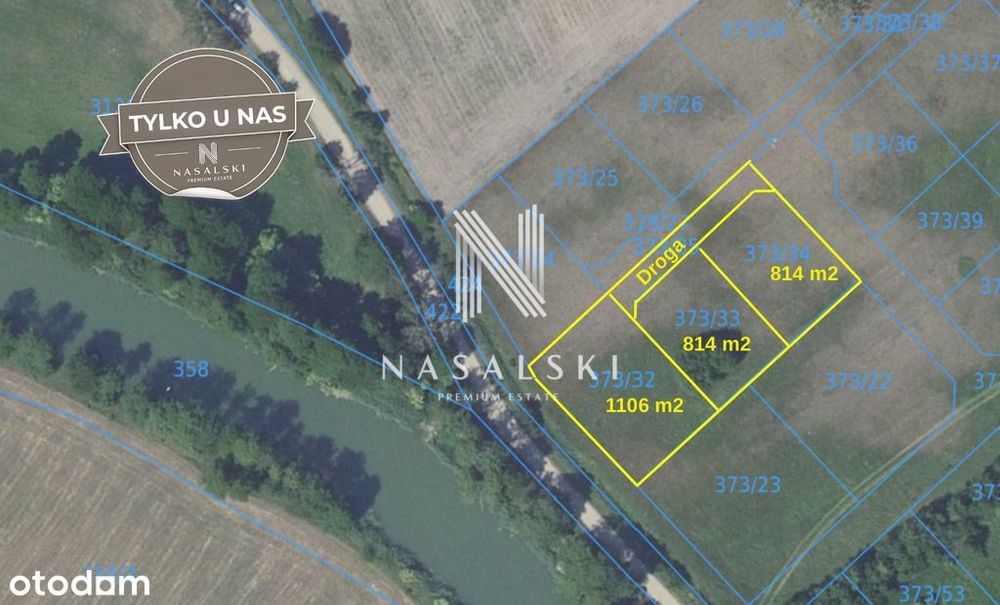 Nowe Dąbie działka 1106 m² z warunkami zabudowy - Widok 2