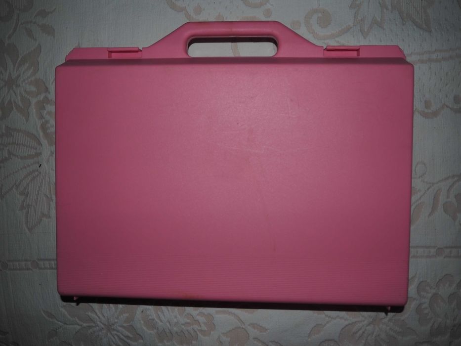 Mala cor-de-rosa para brinquedos e outros
