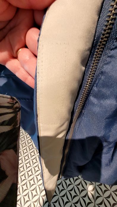 Parka kurtka płaszcz puch naturalny lis kołnierz 36 38 40 S M L