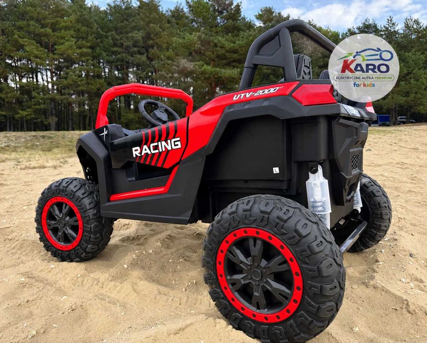 Pojazd na Akumulator Buggy ATV Racing 4x4 dla Dzieci Duże koła EVA MP3.