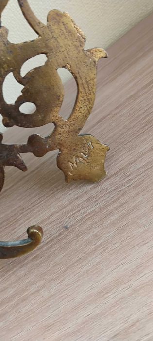 lustro stojące mosiądz