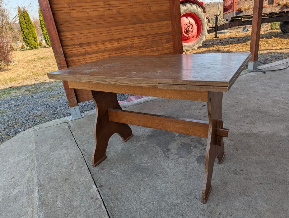 Stół rozkładany okleina dąb