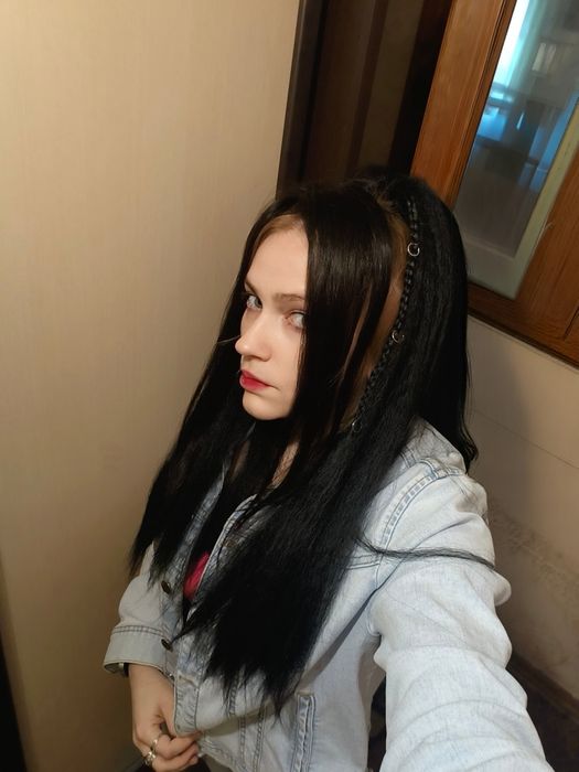 Накладка из натуральных волос на сетке
