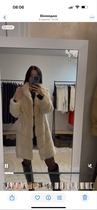 Норкова шуба преміум