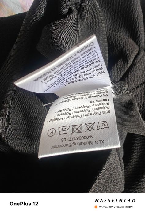 Bluzka damska czarna XL elrganvka