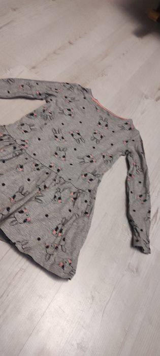 Sukienka/tunika w króliczki Wielkanoc